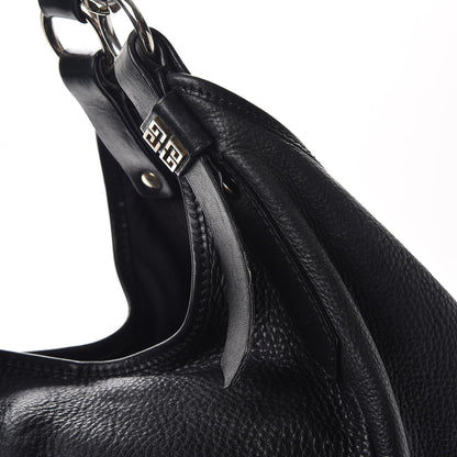 Givenchy Leather Chain Hobo Shoulder Bag Black 7 of 12
