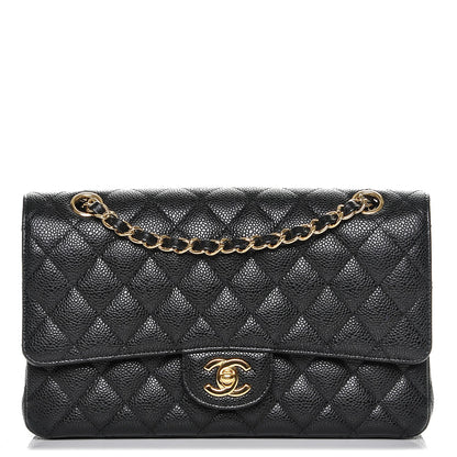 Chanel Caviar Quilted Medium Double Flap Black 1 of 7