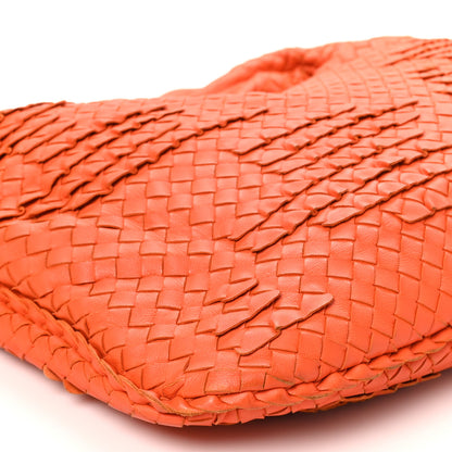 Bottega Veneta Nappa Intrecciato Ruffle Large Veneta Hobo Orange 7 of 8