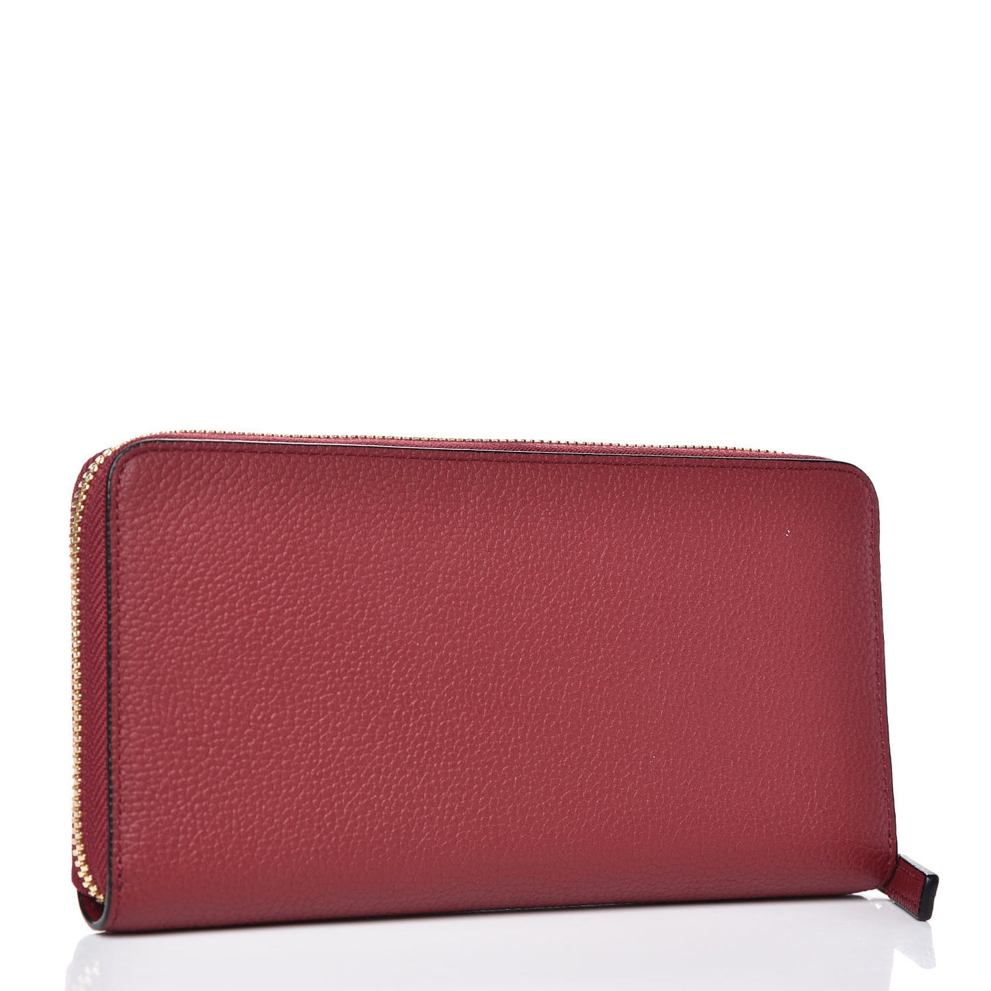 Calfskin Fontanellas Park Avenue Milla Zip Around Wallet Burgundy