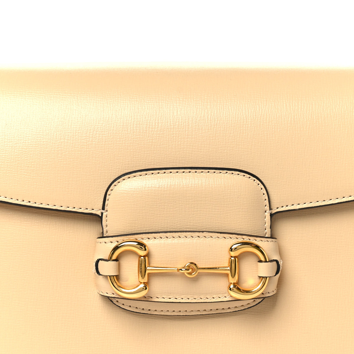 Gucci Azalea Calfskin Horsebit 1955 Shoulder Bag Bubble Tea 8 of 10