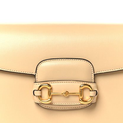 Gucci Azalea Calfskin Horsebit 1955 Shoulder Bag Bubble Tea 8 of 10