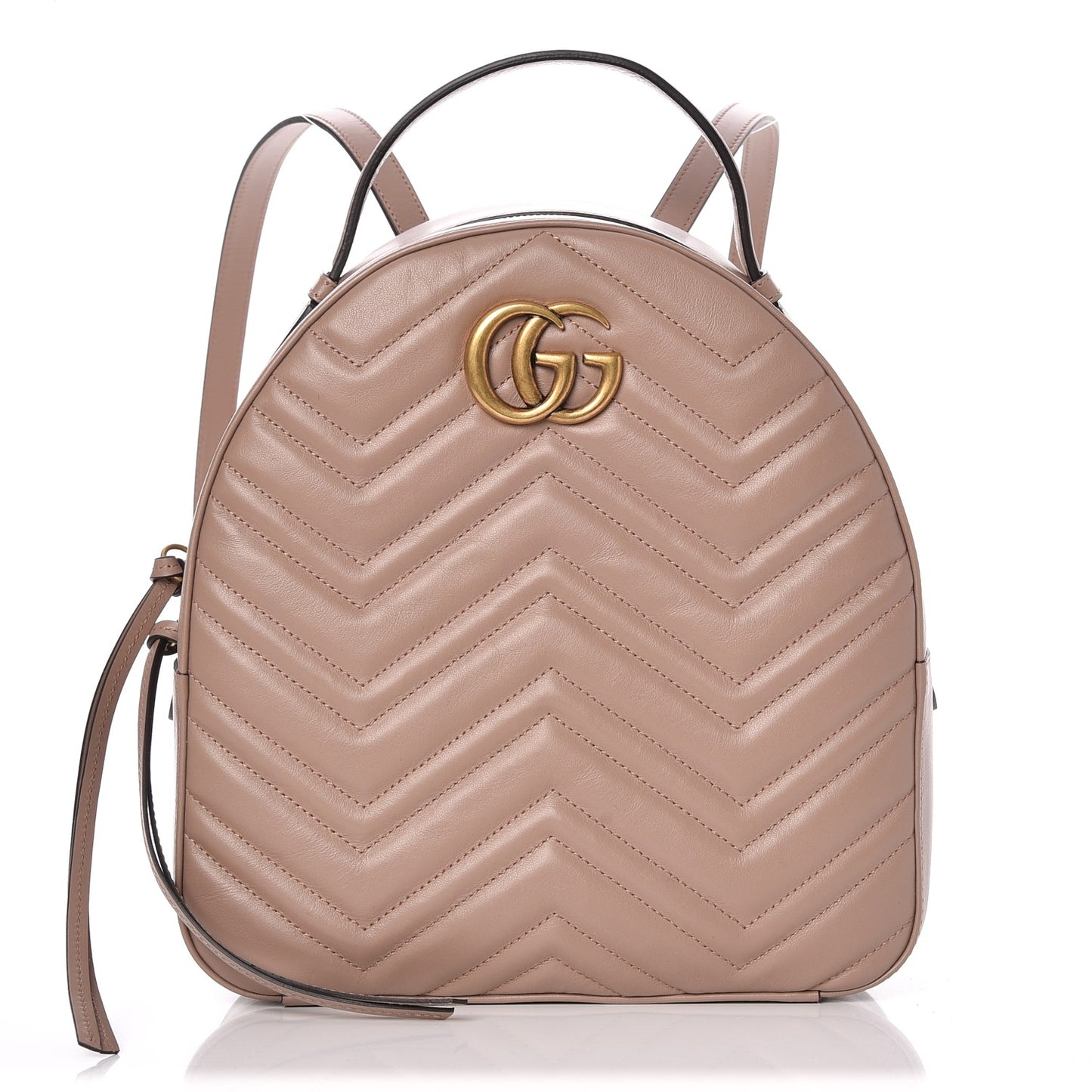 Calfskin Matelasse GG Marmont Backpack Porcelain Rose
