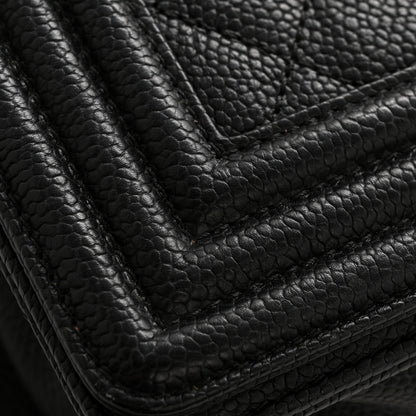 Chanel Caviar Quilted Medium Boy Flap Black 12 of 12