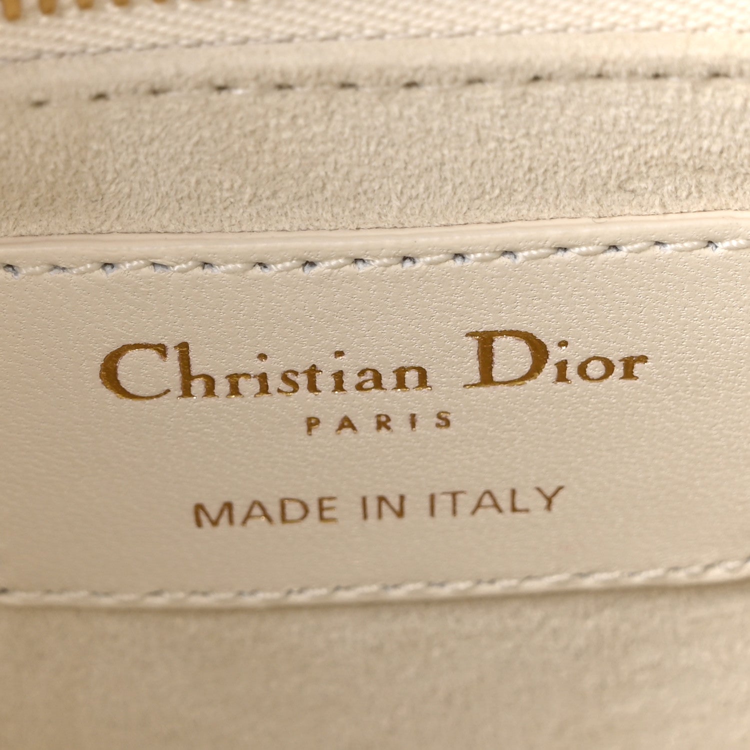 Christian Dior Lambskin Cannage Small My ABCDior Lady Dior White 6 of 10
