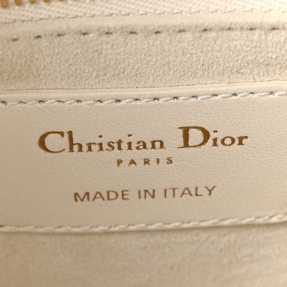 Christian Dior Lambskin Cannage Small My ABCDior Lady Dior White 6 of 10