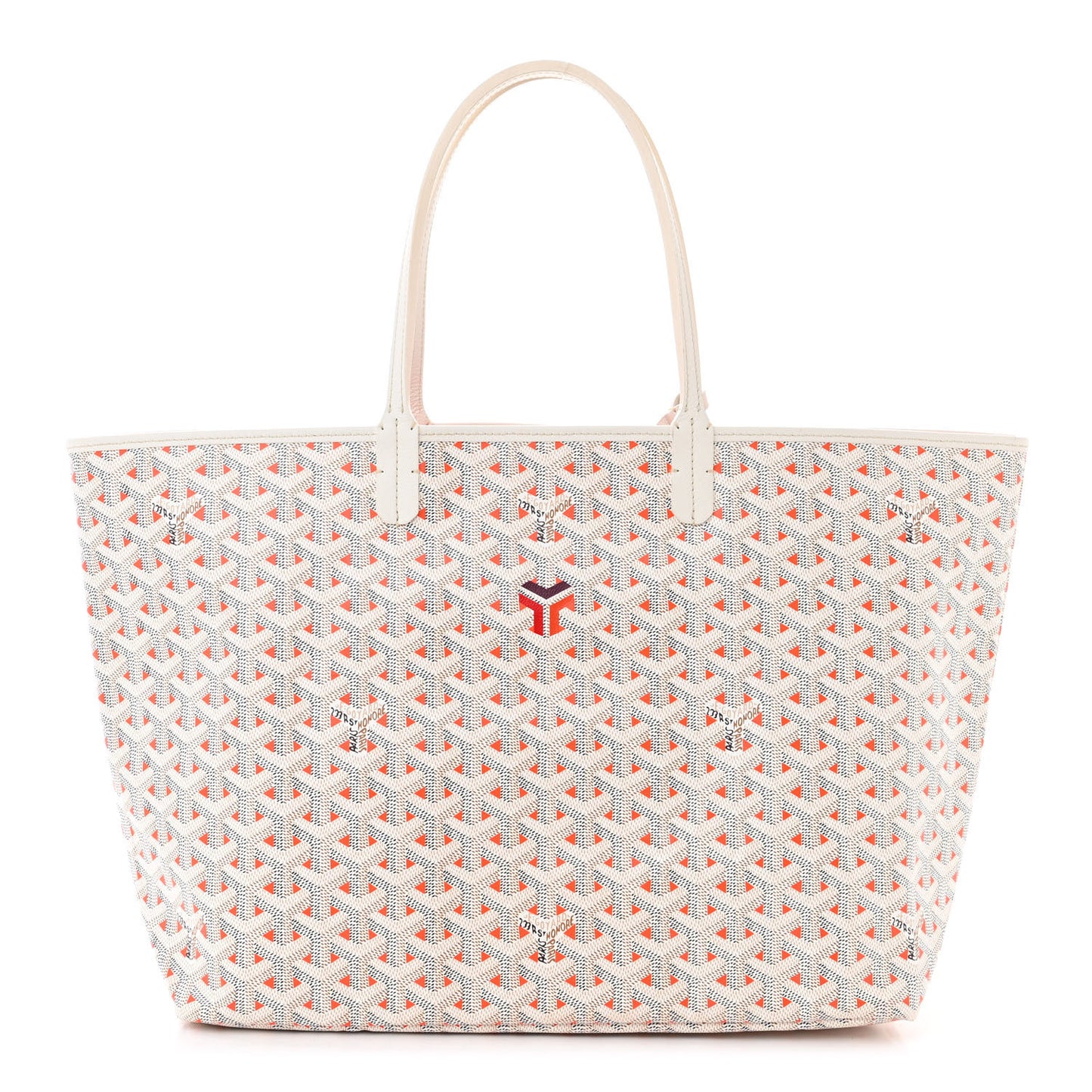 Goyardine Saint Louis Claire Voie PM White Orange