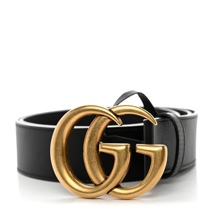 Gucci Calfskin Double G 40mm Belt 90 36 Black 1 of 7