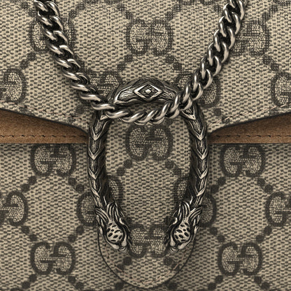 Gucci GG Supreme Monogram Super Mini Dionysus Shoulder Bag Taupe 8 of 11