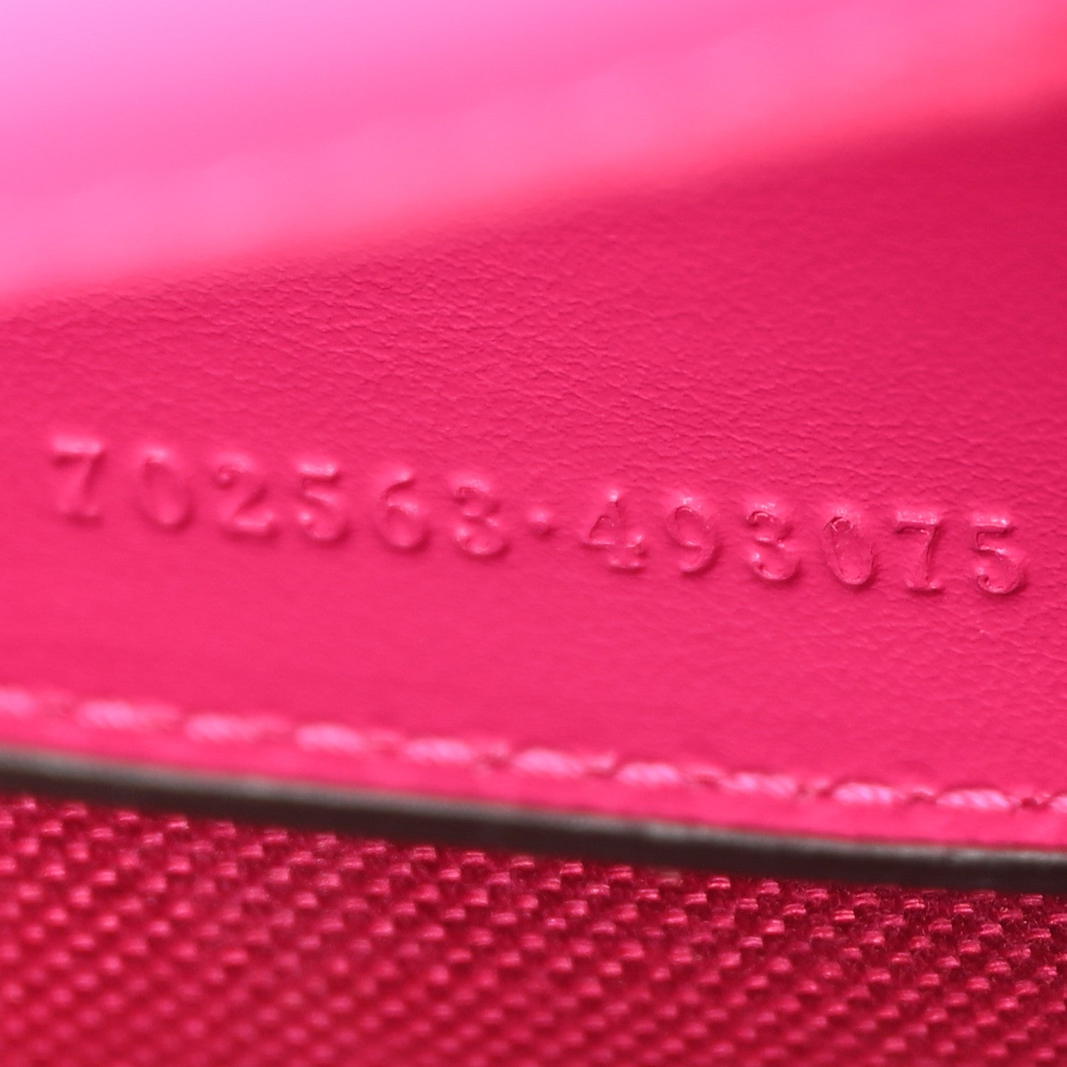 Gucci Calfskin Matelasse Monochrome Mini GG Marmont Top Handle Shoulder Bag Classic Fuxia 7 of 13