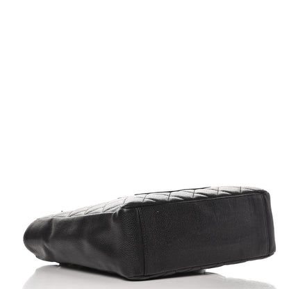 Chanel Caviar Quilted Petit Shopping Tote PST Black 4 of 13