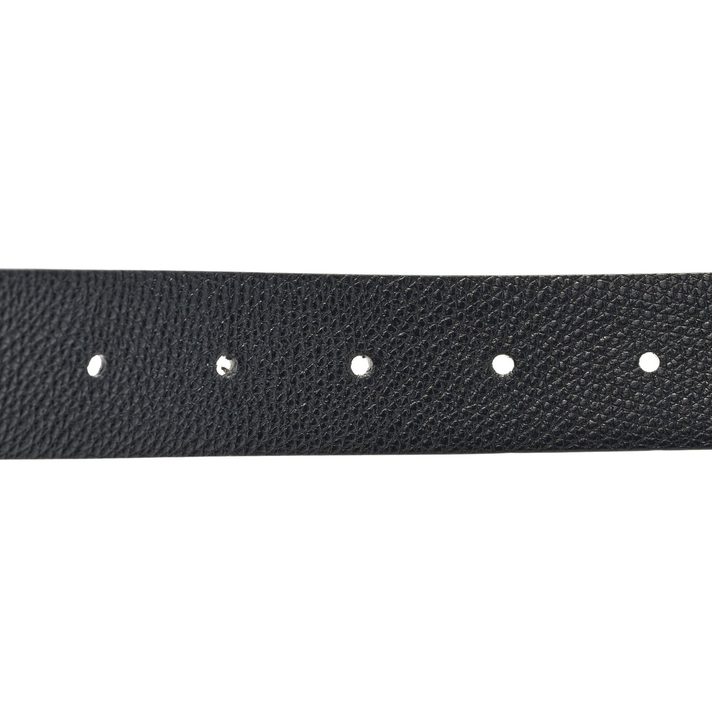 Glossy Calfskin Grainy Calfskin Hammered VLogo Reversible 30mm Belt 80 32 White Black