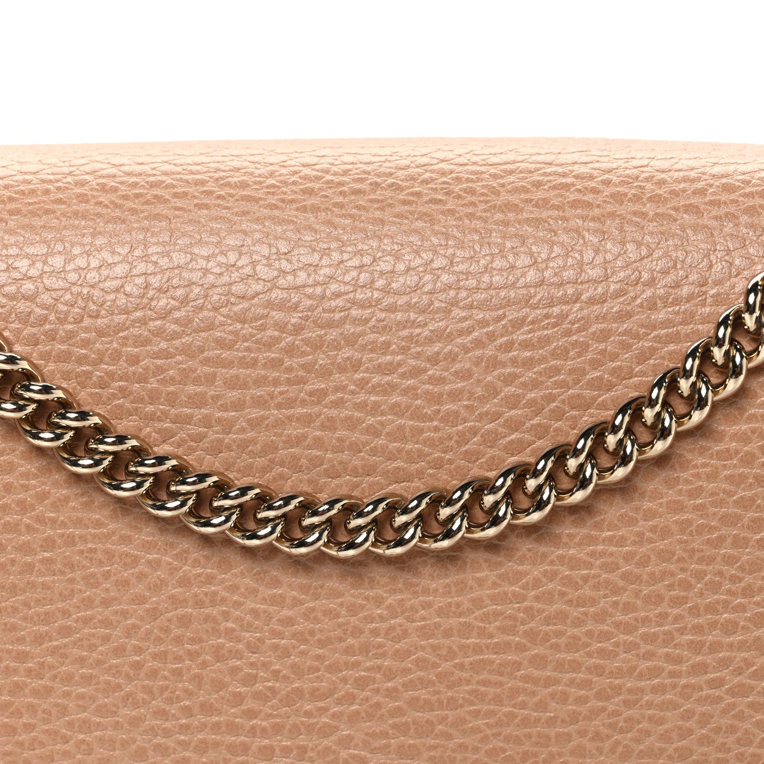 Gucci Dollar Calfskin Interlocking G Shoulder Bag Camelia 8 of 10