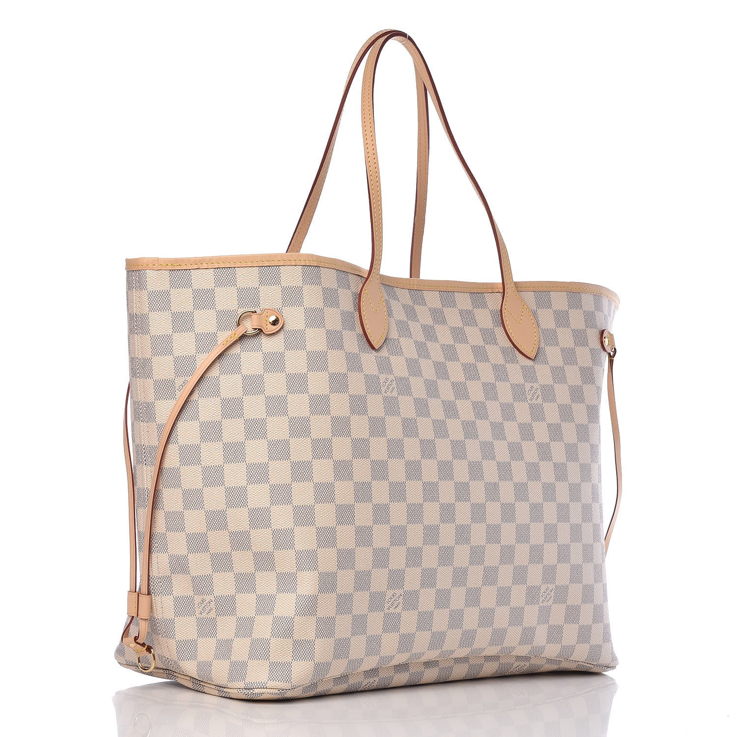 Louis Vuitton Damier Azur Neo Neverfull GM Rose Ballerine 3 of 13