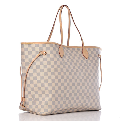 Louis Vuitton Damier Azur Neo Neverfull GM Rose Ballerine 3 of 13