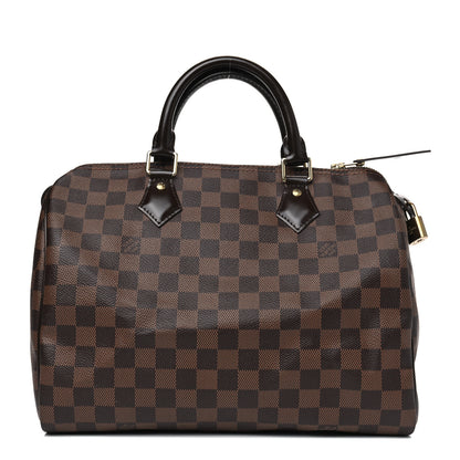 Louis Vuitton Damier Ebene Speedy 30 1 of 8
