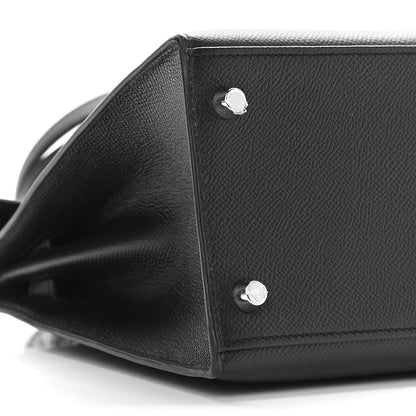 Hermes Epsom Kelly Sellier 28 Black 7 of 9
