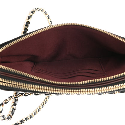 Chanel Caviar Quilted Small Clutch With Chain Black 4 of 12