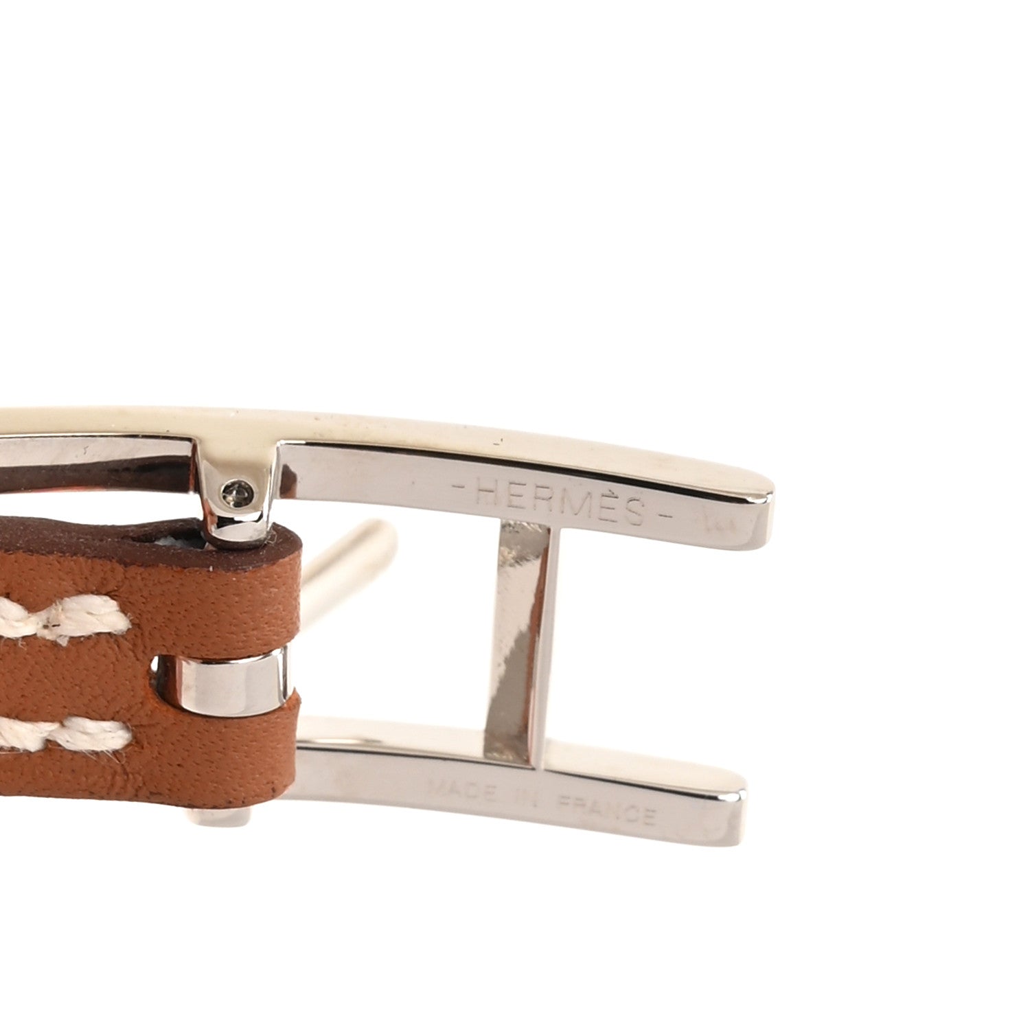 Hermes Swift Hapi 3 MM Triple Tour Wrap Bracelet Orange Poppy 4 of 6