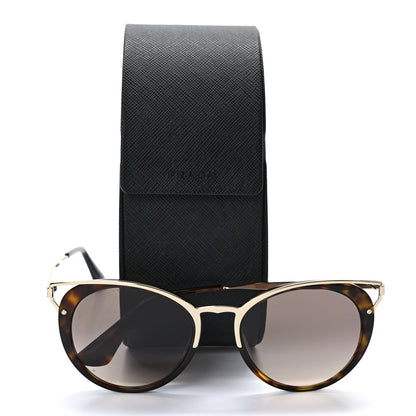 Prada Horn Metal Cinema Sunglasses SPR66T Tortoise 2 of 8