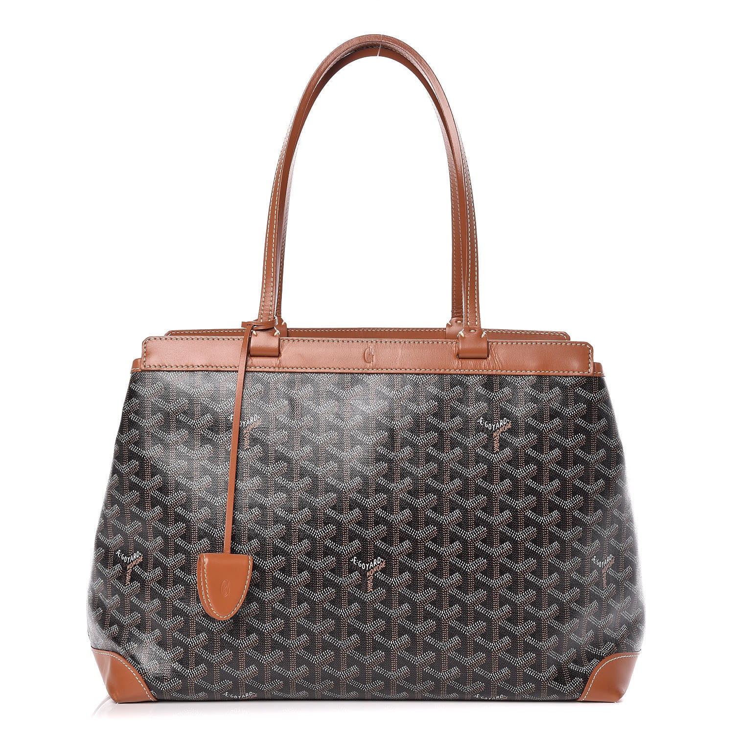 Goyard Goyardine Bellechasse PM Black Gold 1 of 9