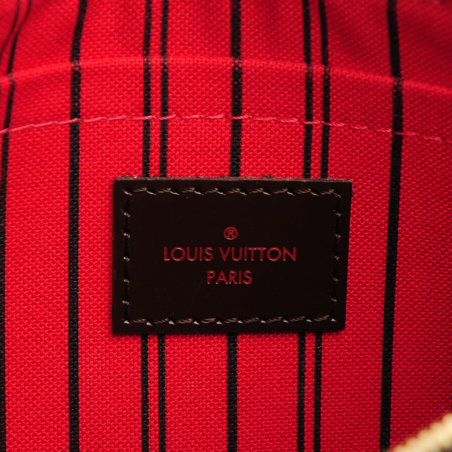 Louis Vuitton Damier Ebene Neverfull MM GM Pochette 6 of 8