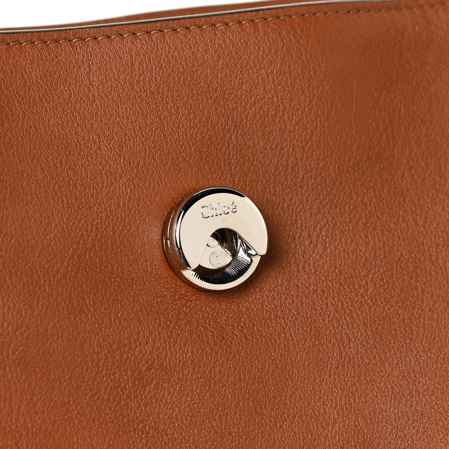 Calfskin Medium Faye Day Shoulder Bag Tan
