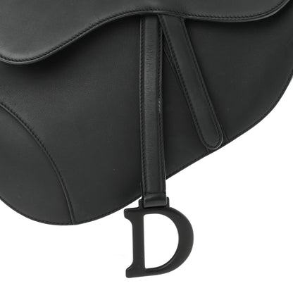 Christian Dior Ultra Matte Calfskin Saddle Bag Black 7 of 10