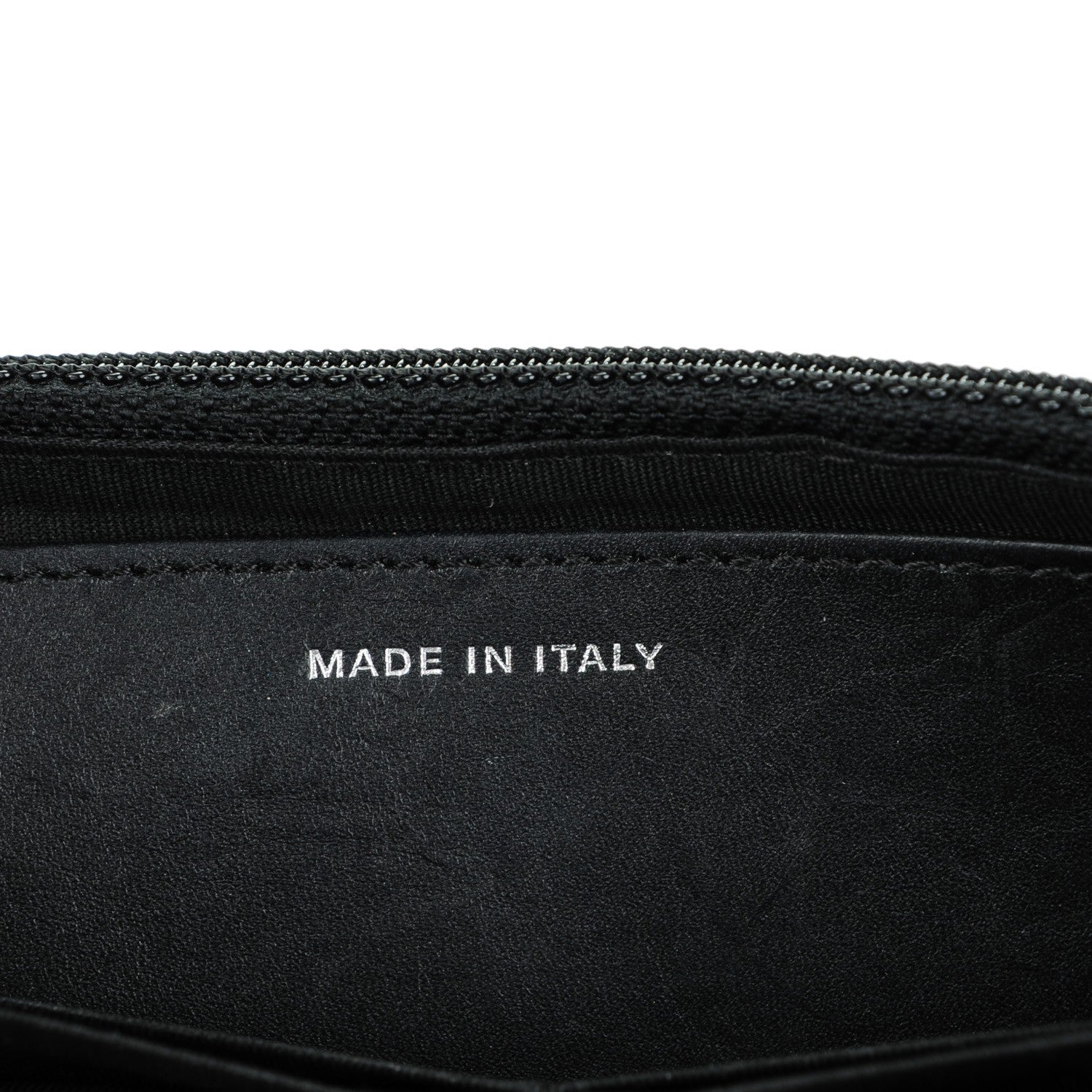 Chanel Caviar Half Moon Wallet On Chain WOC Black 7 of 8