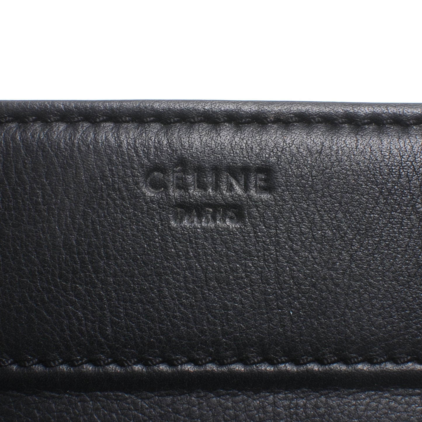 Supple Calfskin Medium Phantom Luggage Black