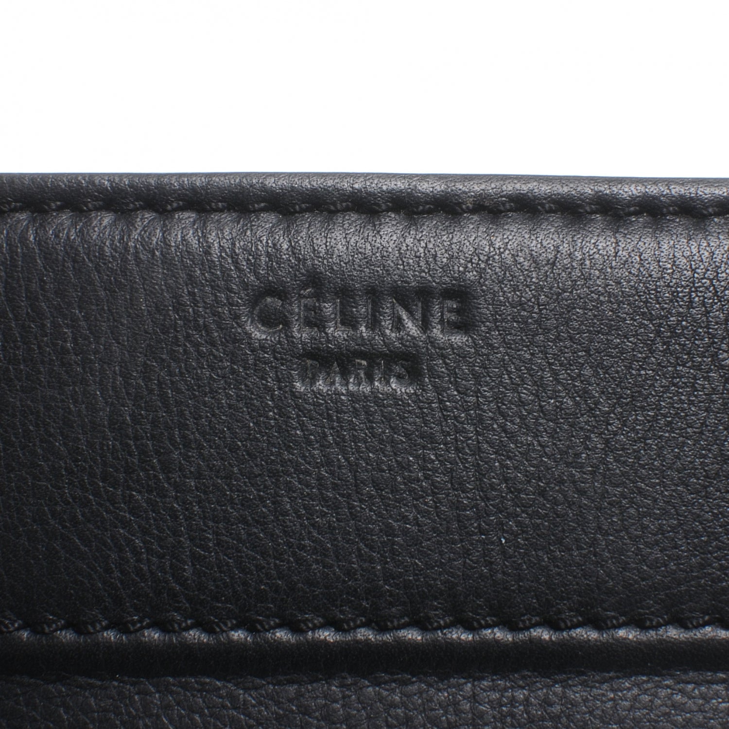 Celine Supple Calfskin Medium Phantom Luggage Black 7 of 8
