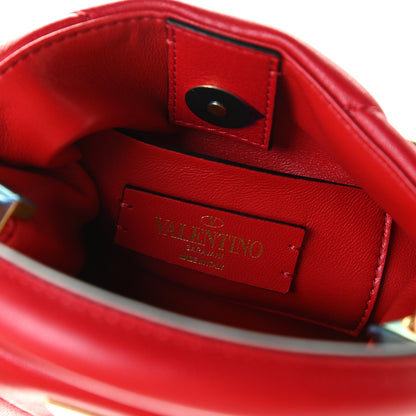 Valentino Garavani Nappa Mini Roman Stud The Handle Bag Rouge Pur 8 of 9