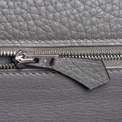 Hermes Taurillon Clemence Kelly Retourne 35 Etain 32 of 40