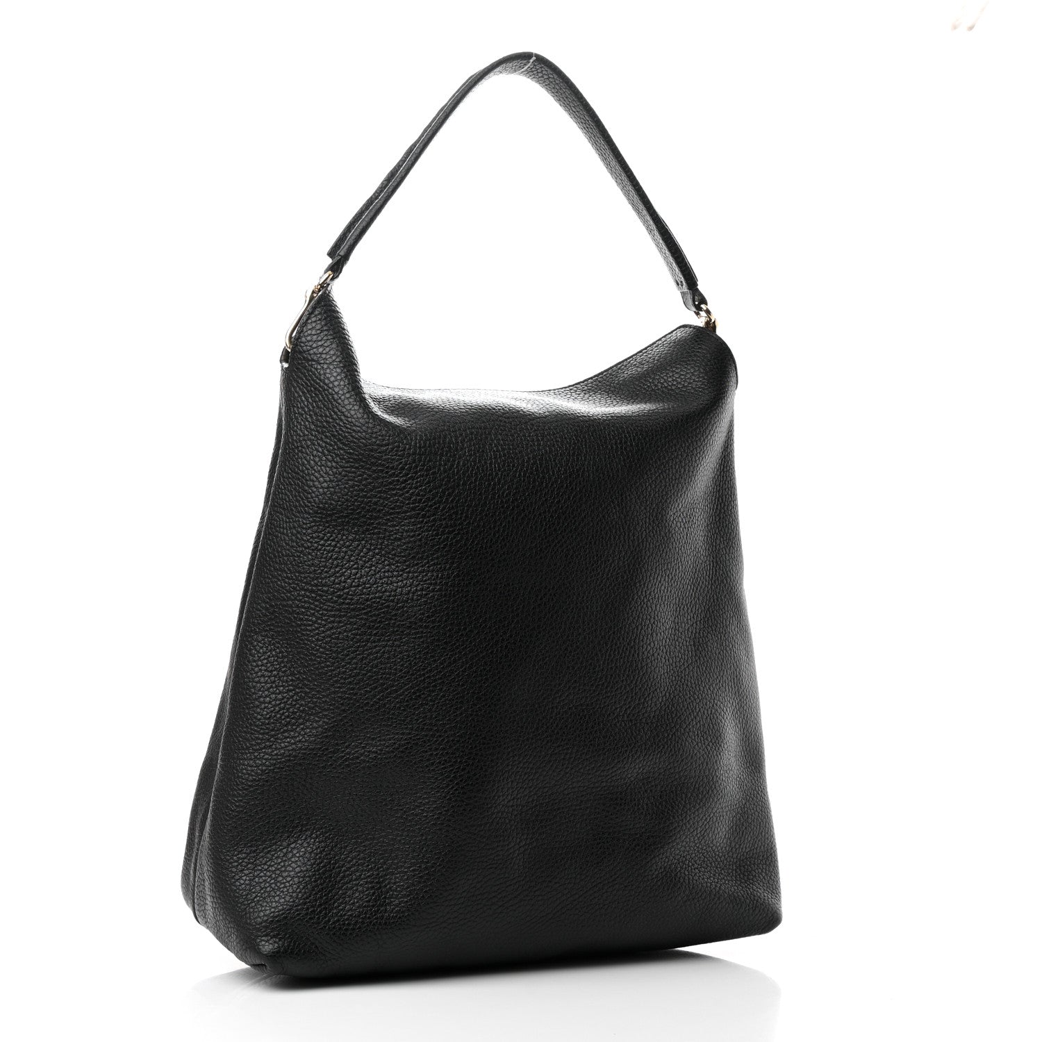 Burberry Grainy Calfskin Medium Cale Hobo Black 3 of 15