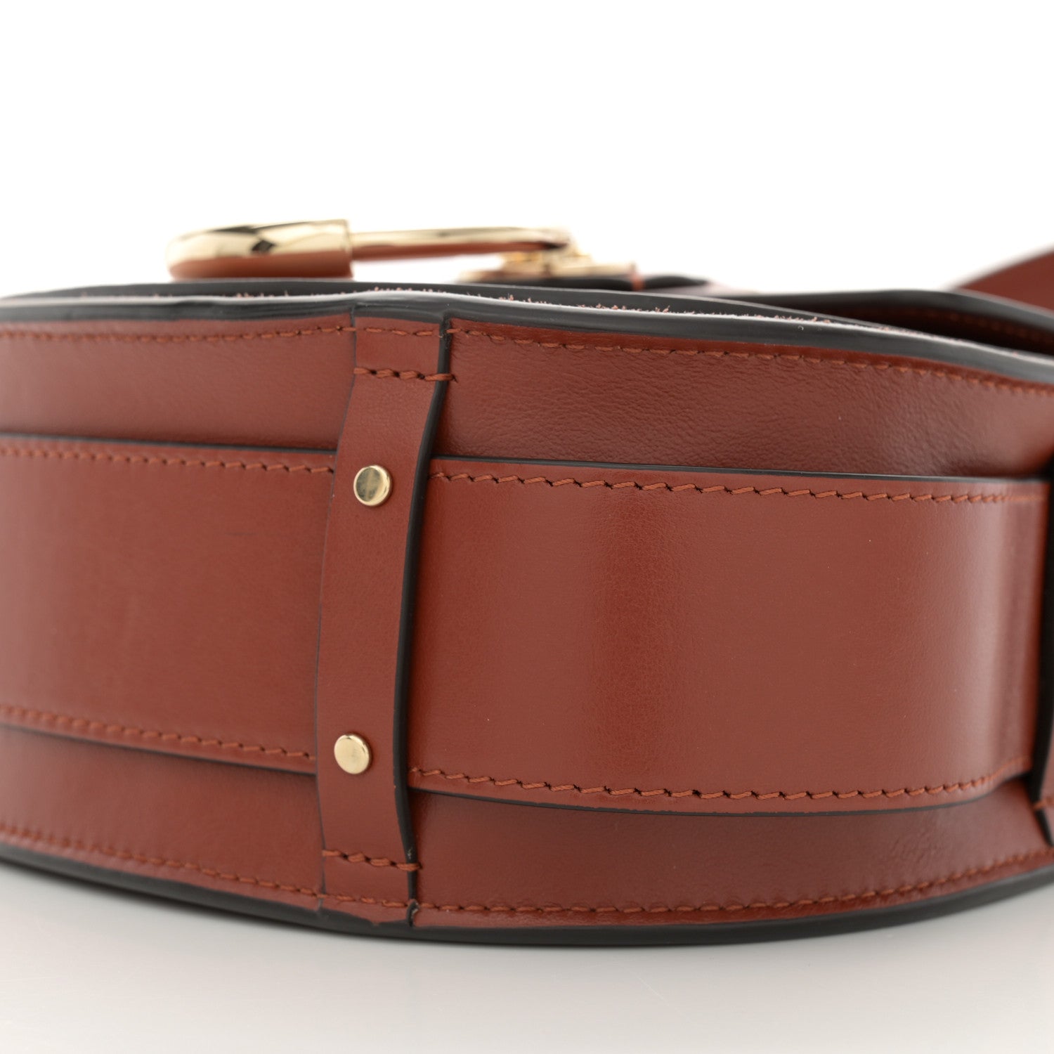 Chloe Calfskin Small Tess Bag Sepia Brown 10 of 11