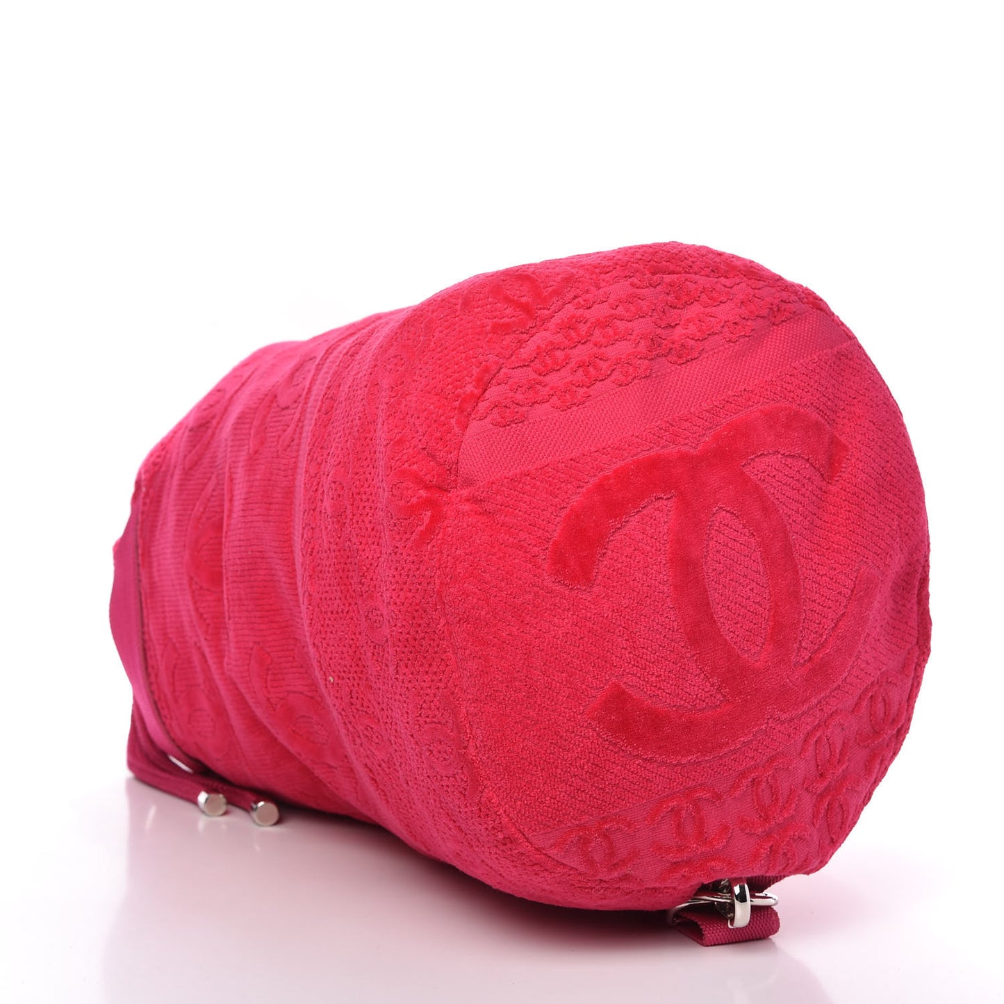 Terry Cotton CC Drawstring Backpack Pink