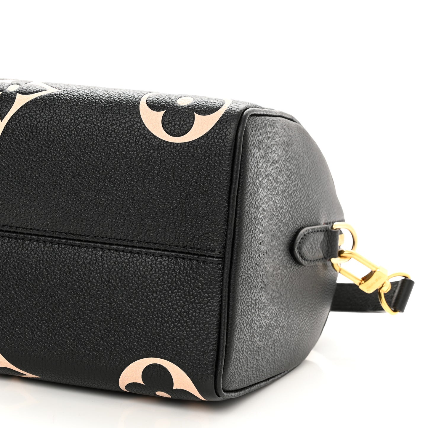 Empreinte Monogram Giant Speedy Bandouliere 25 Black Beige