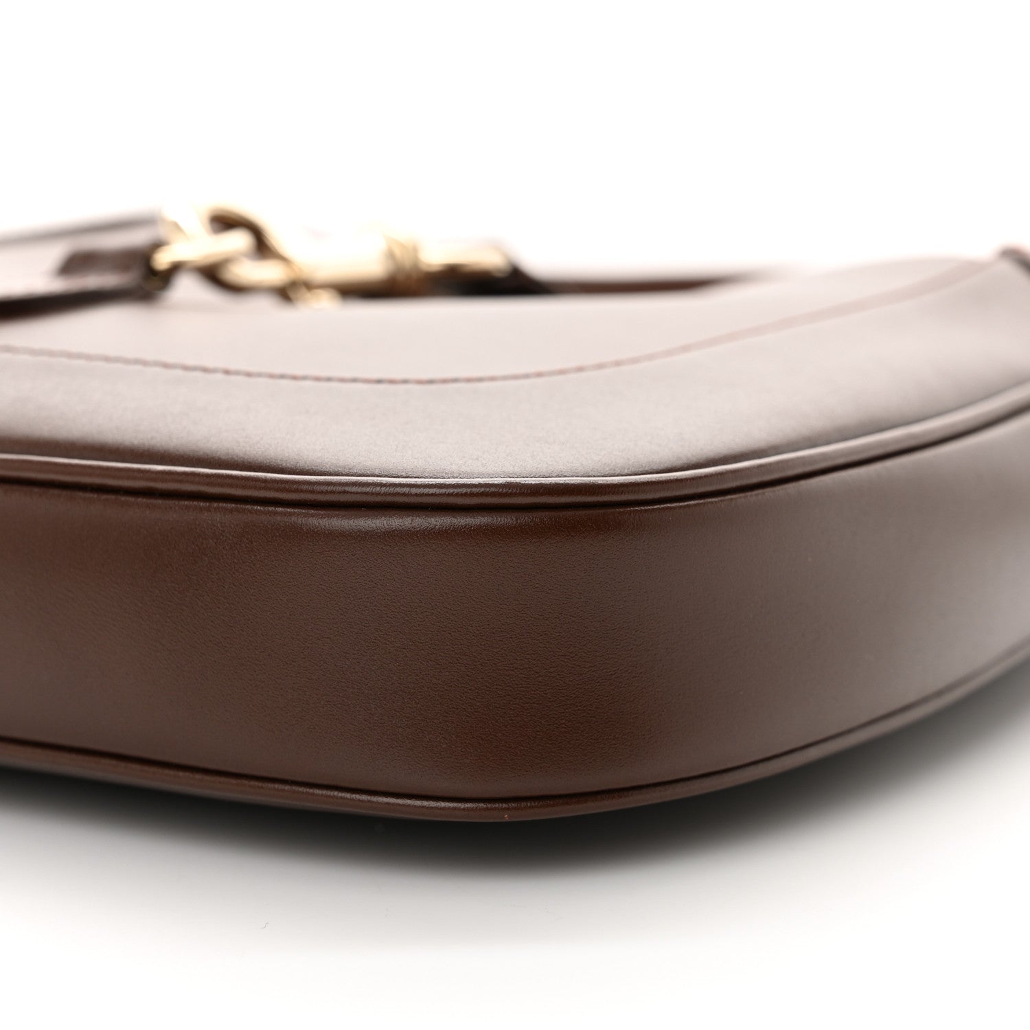 Gucci Ancora Calfskin Small Jackie Shoulder Bag Sweet Chestnut 10 of 10