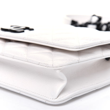 Chanel Caviar Quilted My Everything Wallet On Chain WOC White 12 of 17