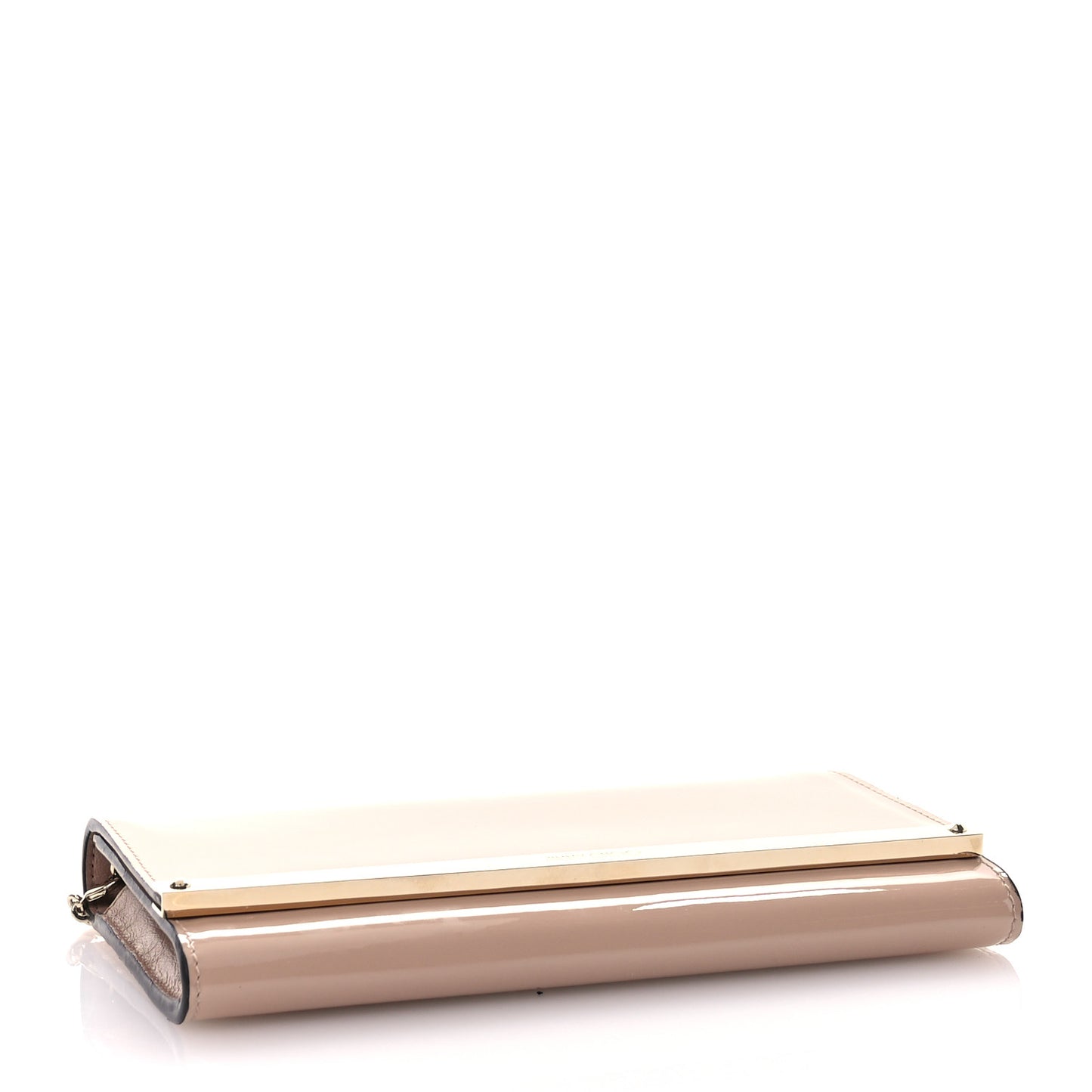 Patent Milla Wallet on Chain Powder Pink