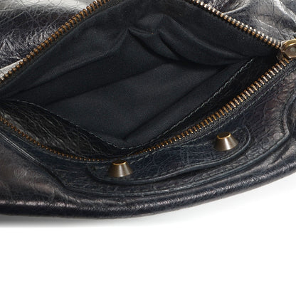 Balenciaga Agneau Classic Hardware Envelope Clutch Black 8 of 10
