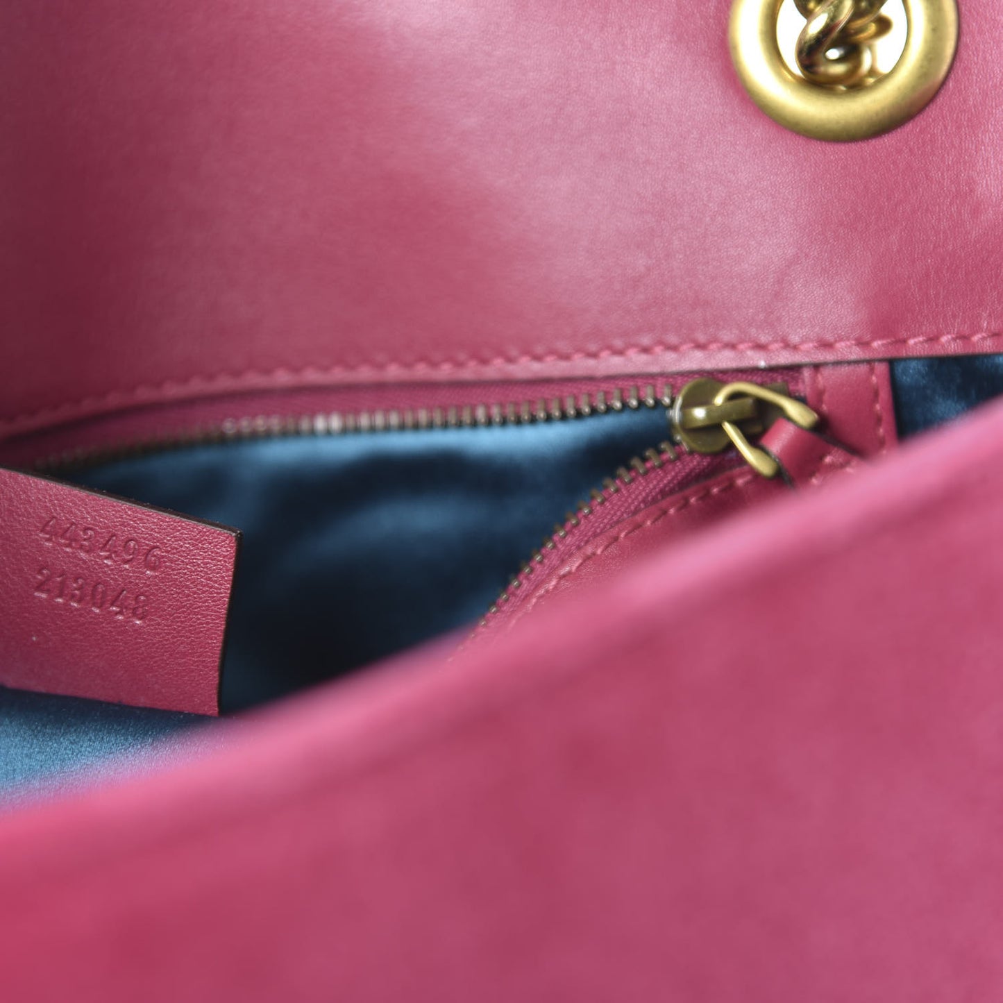 Velvet Matelasse Blind for Love Embroidered Medium GG Marmont Shoulder Bag Light Raspberry Rose Multicolor