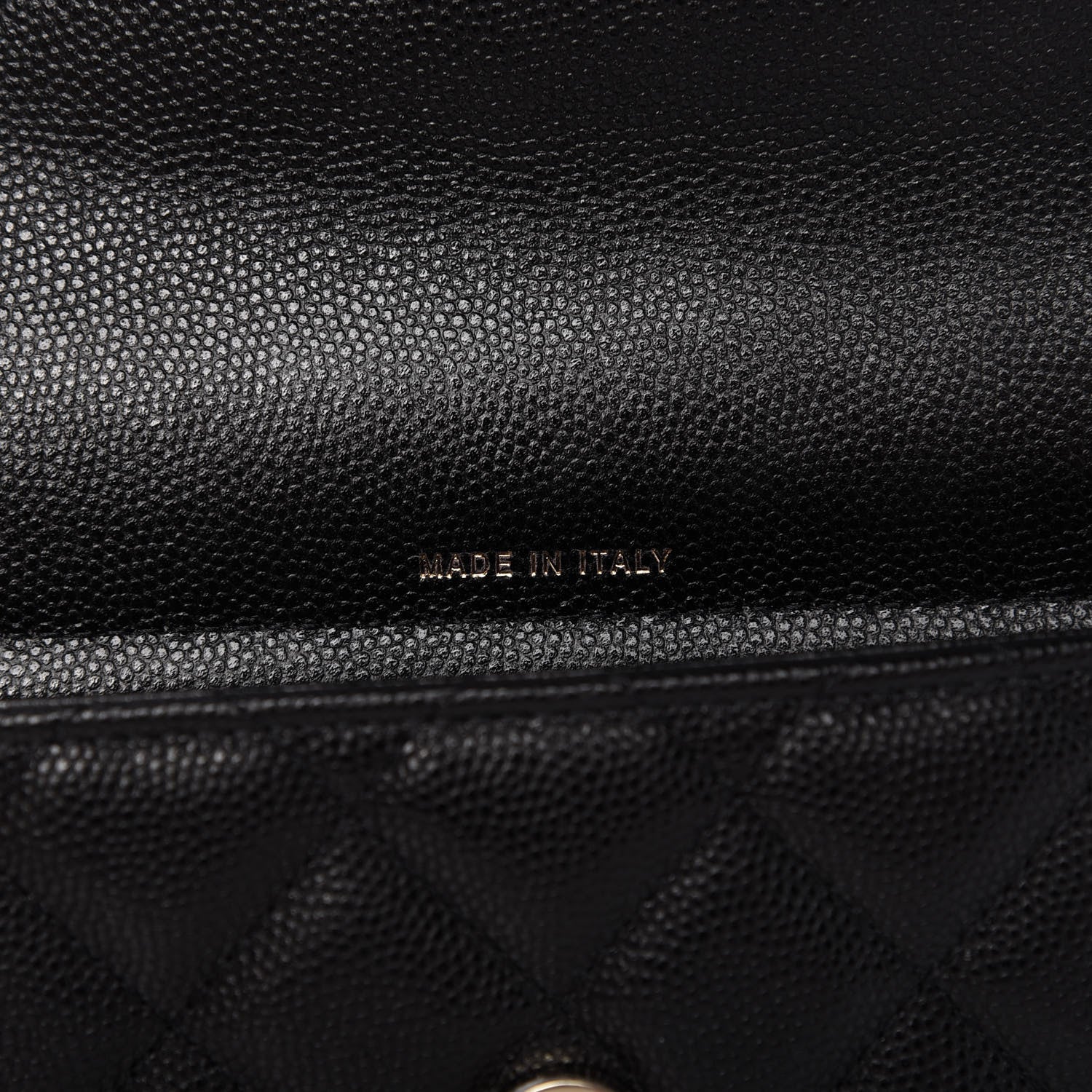 Chanel Caviar Quilted Flap Phone Holder With Chain Black 9 of 12