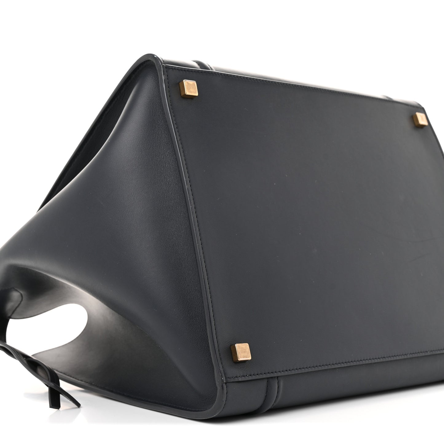 Supple Calfskin Medium Phantom Luggage Navy Blue