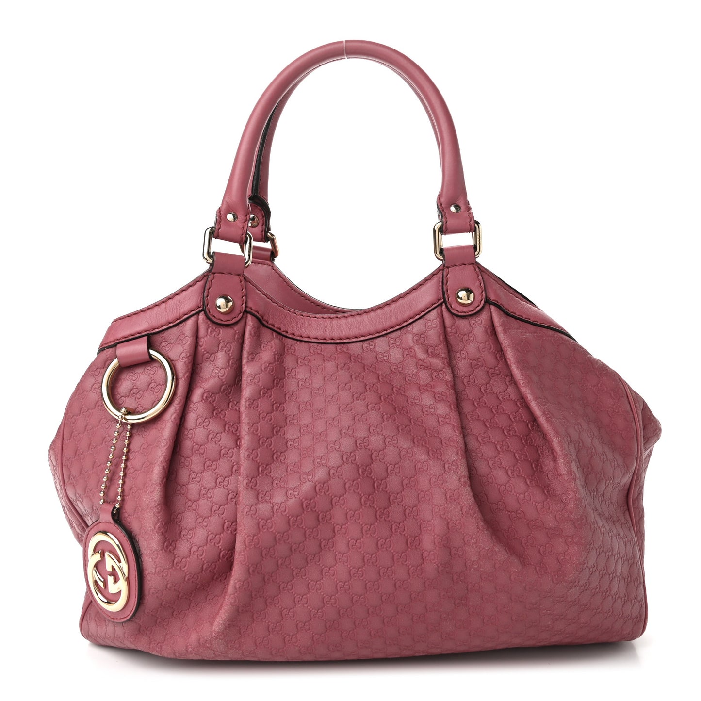 Microguccissima Medium Sukey Tote Vintage Rose