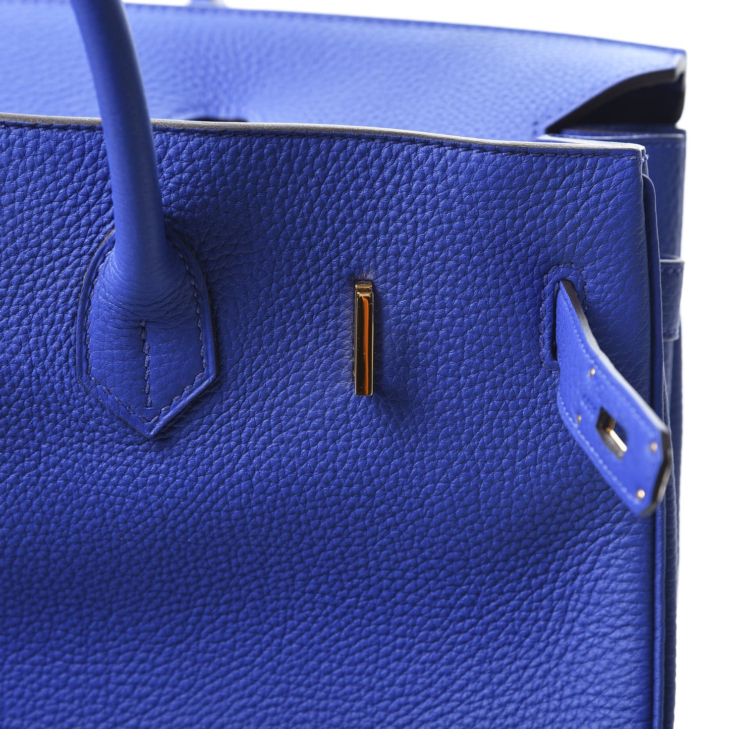 Togo Birkin 35 Bleu Electrique
