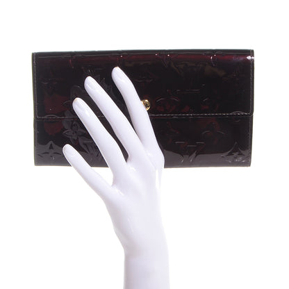 Louis Vuitton Vernis Sarah Wallet Amarante 2 of 7