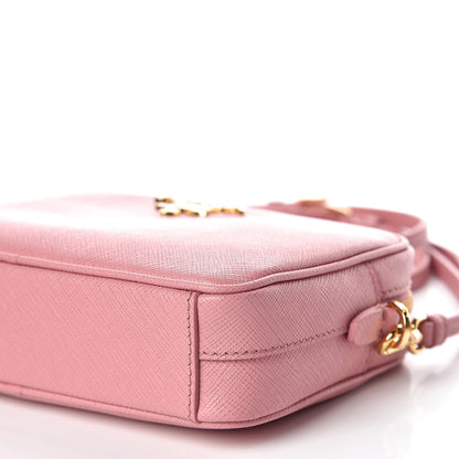 Prada Saffiano Mini Camera Crossbody Petalo 9 of 9