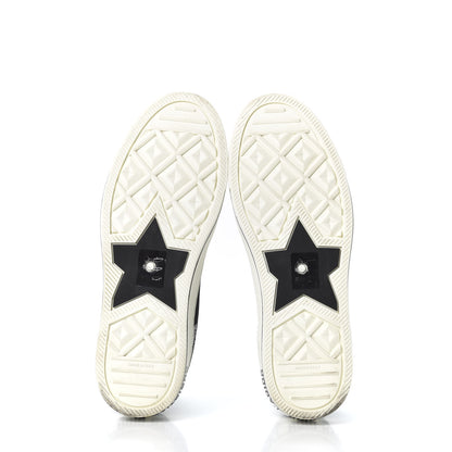 Christian Dior Technical Knit Calfskin Womens Walk'N'Dior High Top Sneakers 38.5 Black 6 of 11