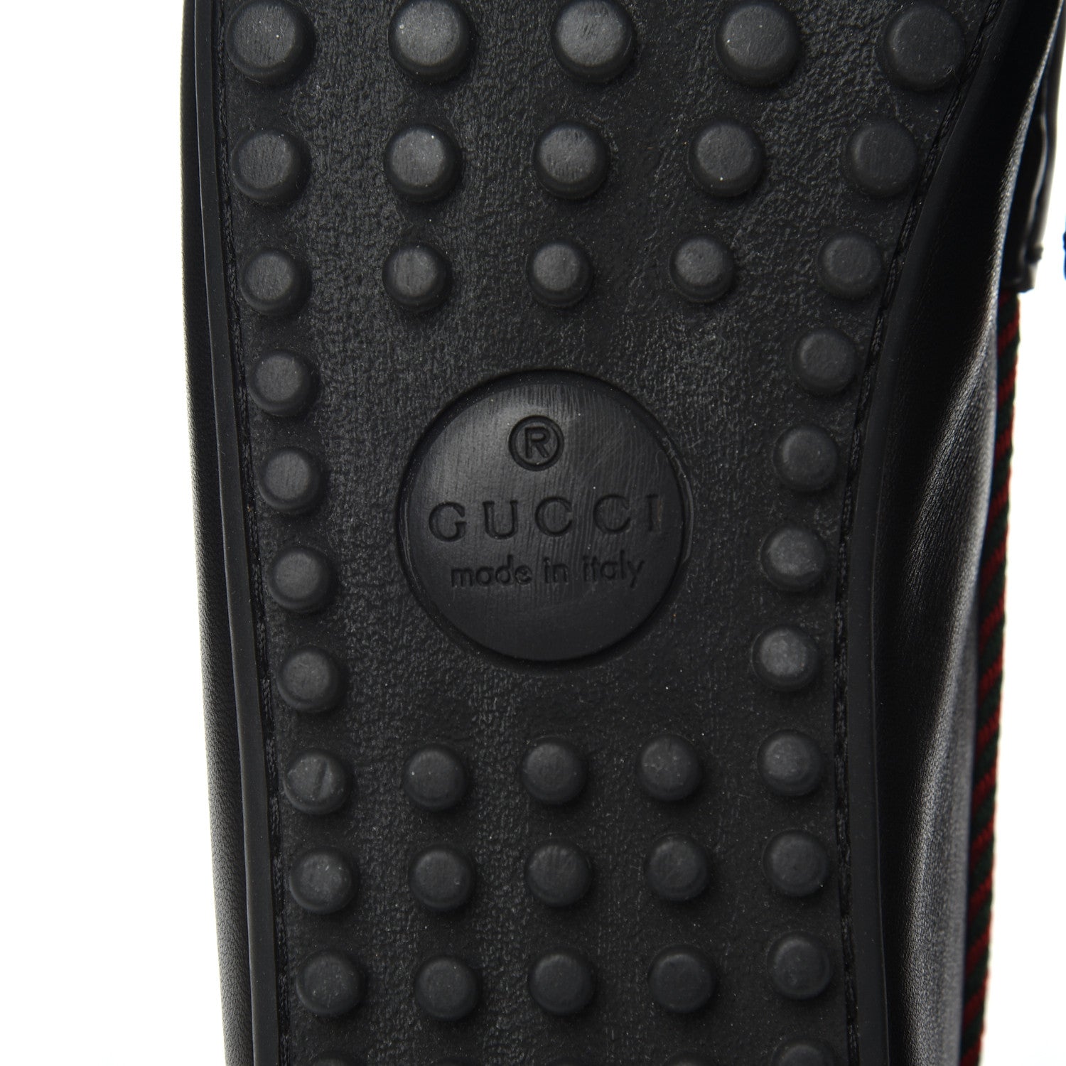 Gucci Nappa Mens Bee Driver Loafers 9.5 Black 7 of 17